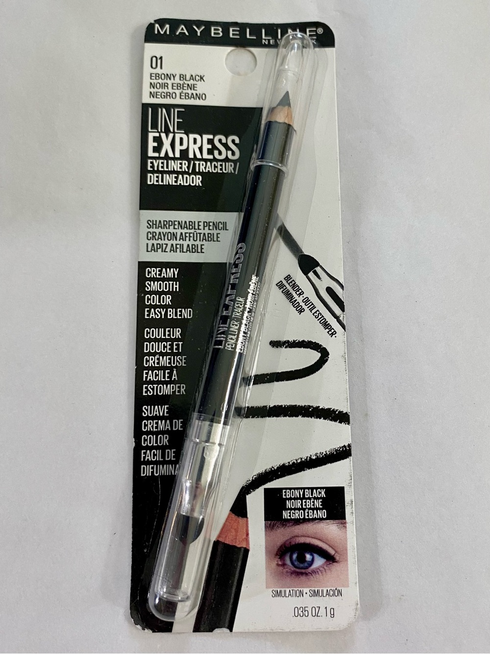 Maybelline Line Express Eyeliner Pencil - Ebony Black